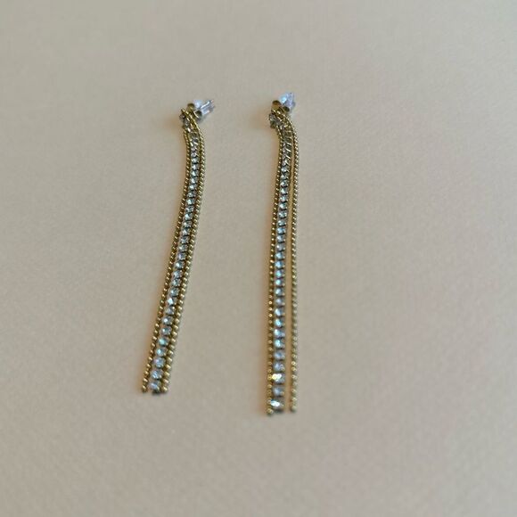 Tassel drop earrings M719 - Picture 3 of 4